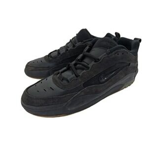 Nike SB Ishod Shoes Mens Size 10.5 Black Suede Low Skate Sneakers FE2393-001